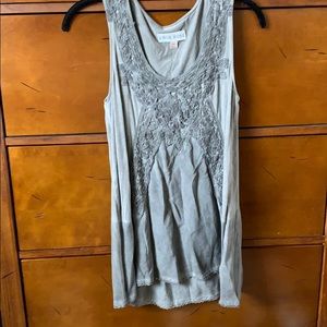Grey tunic top size XS